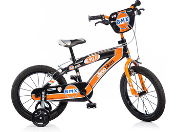 DINO Bikes - Children's bike 16" BMX black/orange / DB-165XC