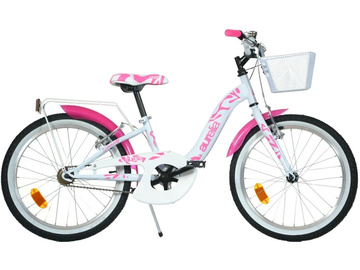 DINO Bikes - Dětské kolo 20" Girl White/Pink / DB-204R-05S