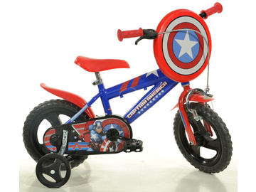 DINO Bikes - Dětské kolo 12" Kapitán Amerika / DB-412ULCA