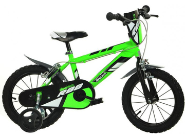 DINO Bikes - Children's bike 14" green DINO Bikes - Children's bike 14" green / DB-414U