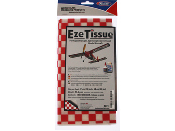 Eze Tissue 13.5g/m2 75x50cm Red Chequer (3pcs) / DM-BD74