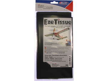 Eze Tissue potahovací papír 14g/m2 75x50cm černý (5ks) Eze Tissue potahovací papír 14g/m2 75x50cm černý (5ks) / DM-BD80