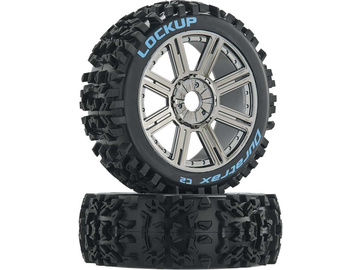 Duratrax kolo 3.2" Buggy H17x34mm Lockup C2 Spoke chrom (2) Duratrax kolo 3.2" Buggy H17x34mm Lockup C2 Spoke chrom (2) / DTXC3617