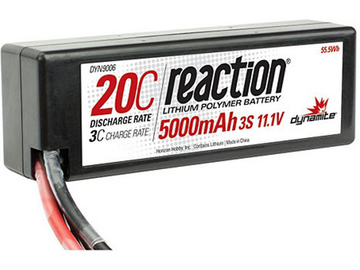 LiPol Reaction Car 11.1V 5000mAh 20C HC Deans / DYN9006D
