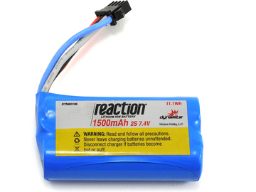 React: LiIon 1500mAh 7.4V React: LiIon 1500mAh 7.4V / DYNB0108