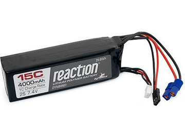 7.4V 4000mAh 2S 15C LiPo Receiver Pack / DYNB0501