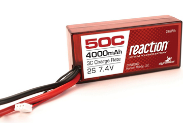 LiPol Reaction Car 7.4V 4000mAh 50C 96mm EC3 Twin Hammers / DYNB3800EC