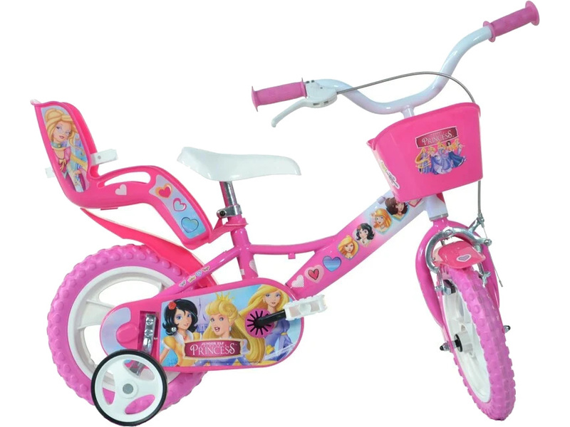 DINO Bikes - Detský bicykel 12" Princess DB-124RL-PRI