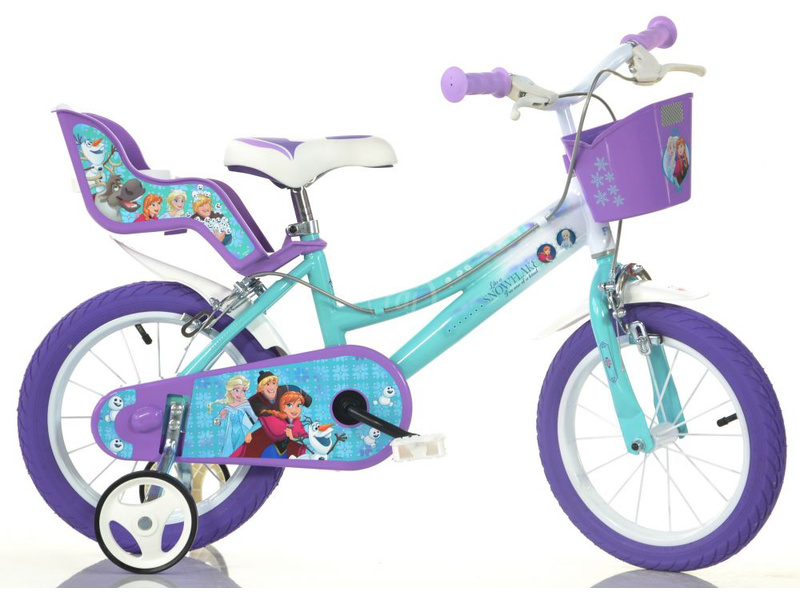 DINO Bikes Children s bike 16 Frozen with doll and basket DB 166RFZ2 Astra