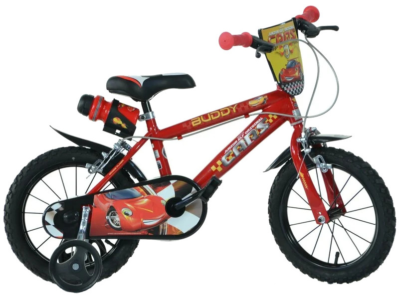 DINO Bikes - Dětské kolo 14" Cars