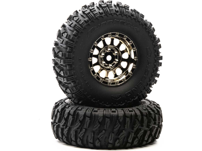 Duratrax kolo 1.9" Class 1 Ascend CR C3 chróm (2) DTXC4072