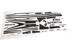 E-flite samolepky: Sportix 1.1m