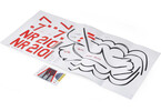 E-flite samolepky: Gee Bee R-2 1.0m