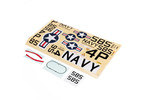 E-flite samolepky Navy: RC-45J 1.5m