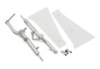 E-flite Landing Gear, Struts, and Door Set: P-51D 1.2m