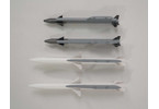 E-flite Under Wing Missiles, Gray: F-16 Falcon 80mm