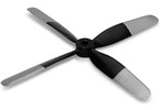 E-flite 4-Blade Propeller, 4.5 x 4.0: P-51 Voodoo 0.44m