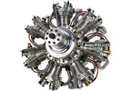 Evolution hvězdicový benzinový motor 7-válec 4-takt 260ccm