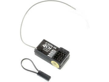 ECX Přijímač 2.4GHz 4CH V4 voděodolný ECX Přijímač 2.4GHz 4CH V4 voděodolný / ECX13009