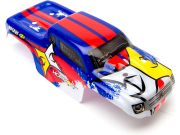 ECX Body Set, Decorated, Blue/White: 1/24 Ruckus / ECX200007