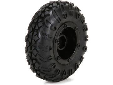 ECX Front/Rear Premount Tire (4):1/24 4WD Temper / ECX40005