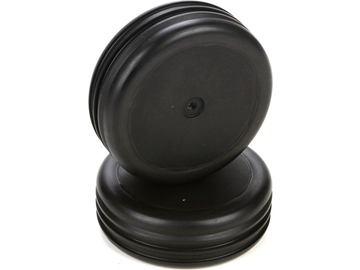 ECX Front Tire, Premount, Black Wheel (2): 1/10 2WD Boost / ECX43002