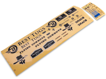 E-flite samolepky: Draco 0.8m / EFL-1123