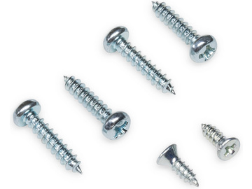 E-flite Wing and Tail Screws: Beechcraft D18 / EFL106266