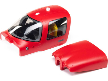 E-flite kabina, horní kryt: Cirrus SR-22T 1.5m červený / EFL15952