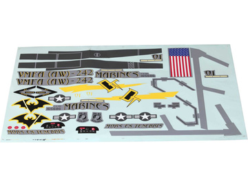 E-flite Decal Sheet: F-18 1.0m / EFL3992