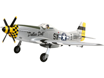 E-flite P-51D Mustang BNF Basic AS3X / EFL6750