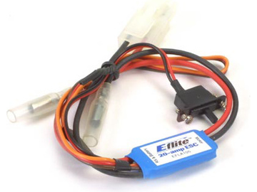 E-flite regulátor stejnosměrný 20A mini s brzdou / EFLA105