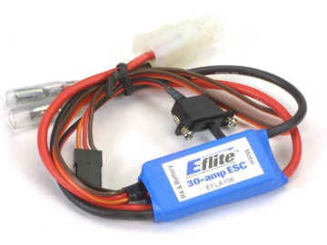 E-flite regulátor stejnosměrný 30A mini s brzdou / EFLA106