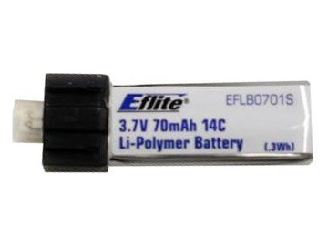 E-flite LiPo Battery 3.7V 70mAh 15C / EFLB0701S
