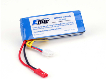 E-flite LiPo 7.4V 800mAh JST E-flite LiPo 7.4V 800mAh JST / EFLB0990