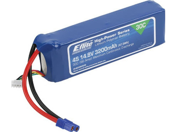 E-flite LiPo 14.8V 3200mAh 4čl 30C EC3 / EFLB32004S30
