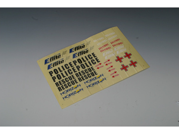 Blade Decal Sheet, JetRanger: BCX/2 / EFLH1265