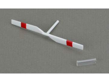 Blade Tail Rotor Blade, JetRanger Red: BCX/2 / EFLH1269