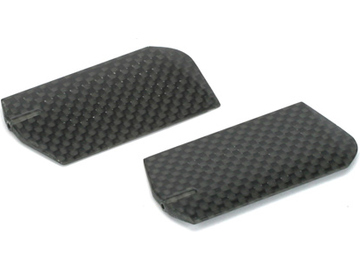 Blade 3D Flybar Paddle Set w/Weights, Carbon Fiber: B400 / EFLH1429C