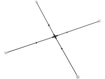 Blade tréninkový kříž: mCP S/MCX/MSR: Blade tréninkový kříž: mCP S/MCX/MSR: / EFLH3023