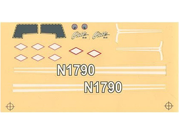 E-flite samolepky: Micro Pitts S-1S / EFLU5265