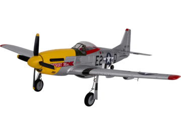 E-flite P-51D Mustang 0.49m Detroit Miss SAFE Select BNF Basic / EFLU7350