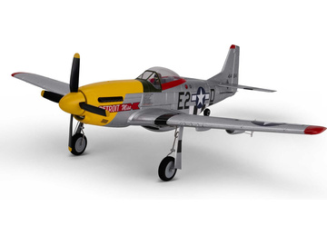E-flite P-51D Mustang 0.49m Detroit Miss SAFE Select BNF Basic / EFLU7350