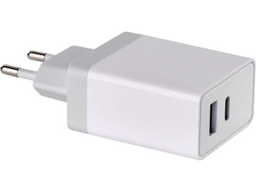 Síťový univerzální USB adaptér (zdroj) QC3.0 + PD 30W / EM-V0120