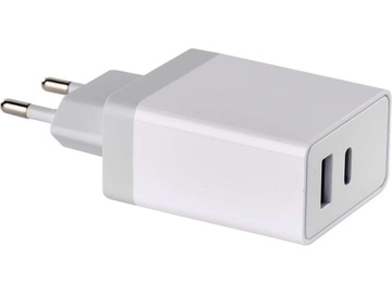 Síťový univerzální USB adaptér (zdroj) QC3.0 + PD 30W Síťový univerzální USB adaptér (zdroj) QC3.0 + PD 30W / EM-V0120