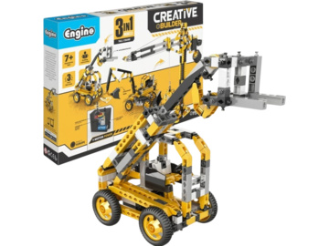 Engino Creative Builder vysokozdvižný nakladač 3v1 + motor Engino Creative Builder vysokozdvižný nakladač 3v1 + motor / EN-CB-M40