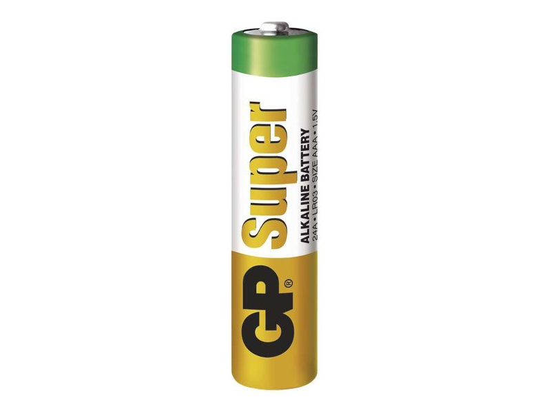 GP SUPER alkalická baterie LR03 (AAA) (1ks)