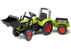 FALK - Šlapací traktor Claas Arion 430 s nakladačem a vlečkou