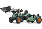 FALK - Pedal tractor Super Loader with loader and siding green