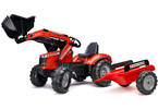FALK - Pedal tractor Massey Ferguson S8740 with loader